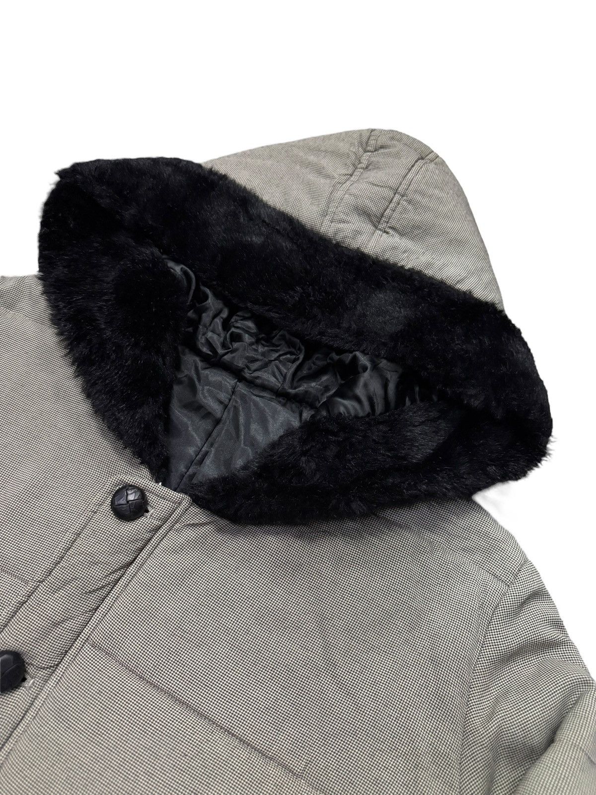 Yohji Yamamoto Y’s Bis Yohji Yamamoto Fur Hooded Long Paded Coat Jacket Size US M / EU 48-50 / 2 - 3 Thumbnail