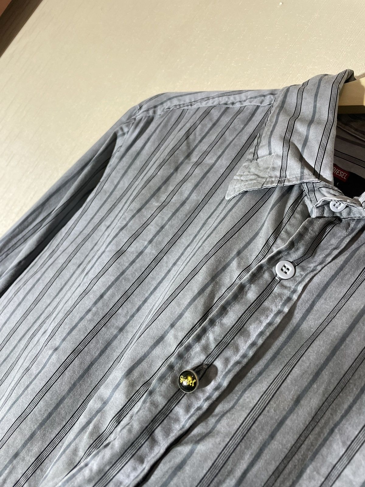 Diesel × Vintage Diesel vintage y2k shirt 90s Size US L / EU 52-54 / 3 - 6 Thumbnail