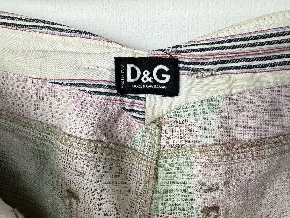 Dolce & Gabbana SS 2001 DOLCE & GABBANA Floral Print Flared Jeans Denim Size 26" / US 2 / IT 38 - 10 Thumbnail