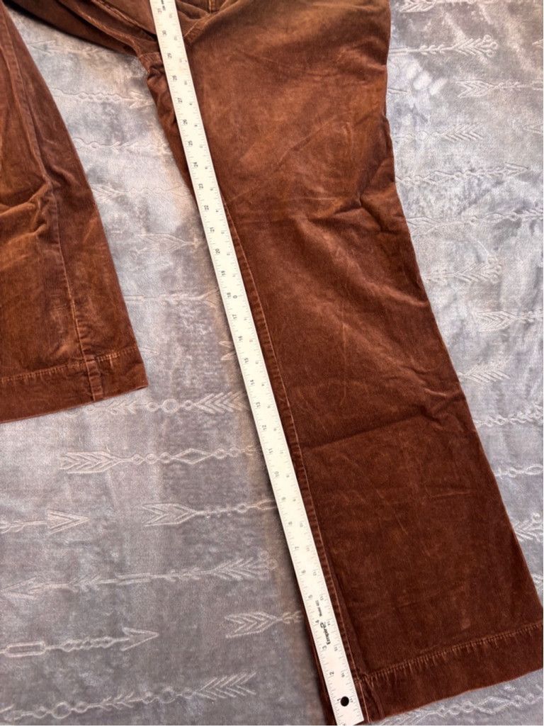 Talbots Women's Talbots Brown Corduroy Pants Size 10 Size 32" / US 10 / IT 46 - 6 Thumbnail