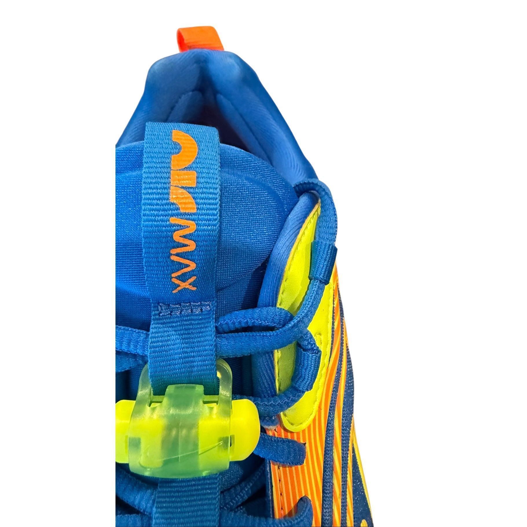 Nike Air Max 270 React Eng Soar Total Orange Volt CD0113-401 Mens Size 8.5 Nike Air Max 270 React ENG Solar Blue Volt Orange CD0113-401  main image 4