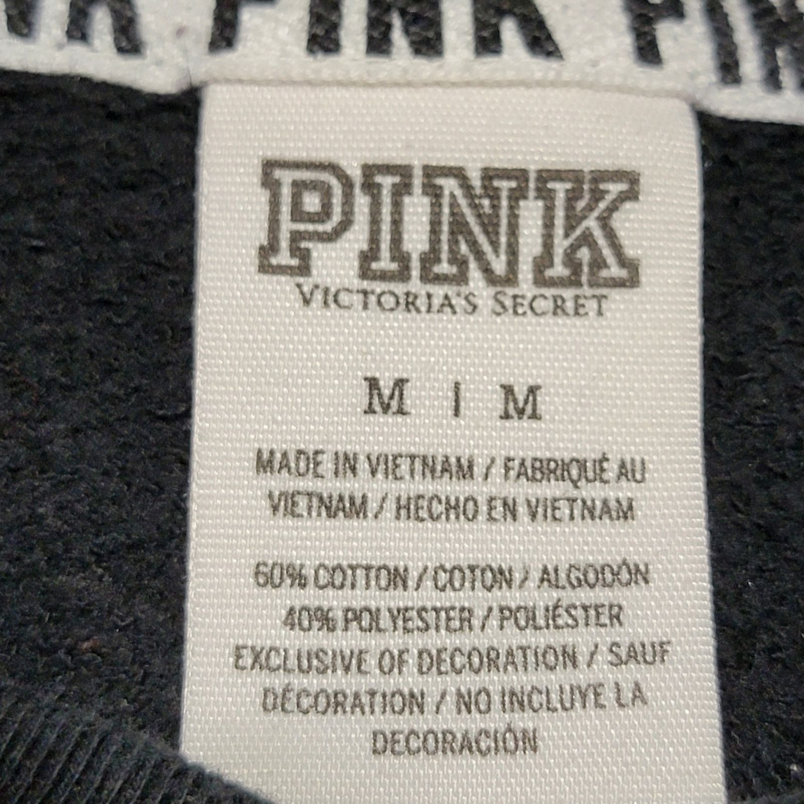 Victoria's Secret Victoria's Secret PINK LS 2016 Sweatshirt w/ Dogs - Size Med Size M / US 6-8 / IT 42-44 - 6 Thumbnail
