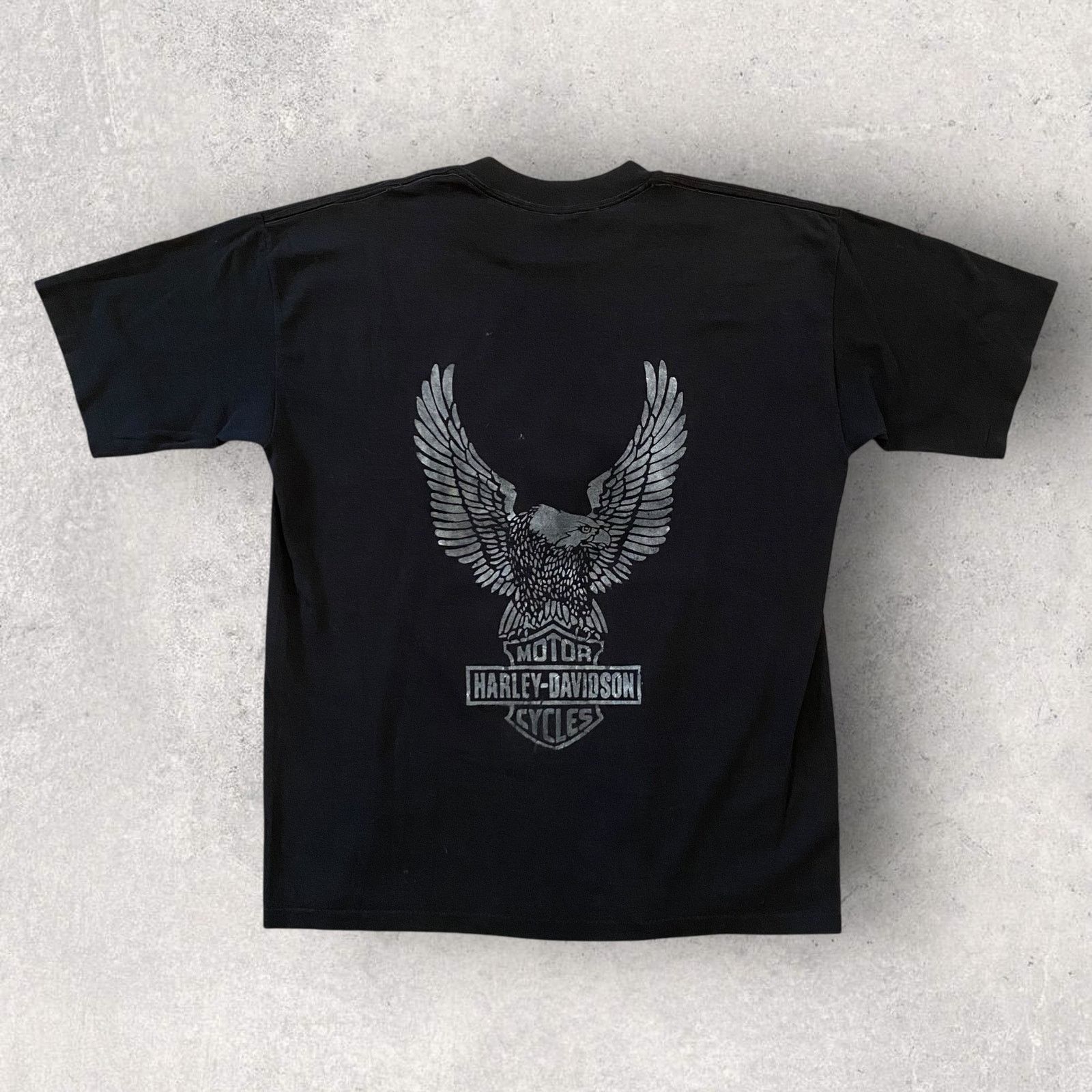 Harley Davidson × Vintage Vintage Harley Davidson God's Country Trail Cam Deer T Shirt Size US L / EU 52-54 / 3 - 2 Thumbnail