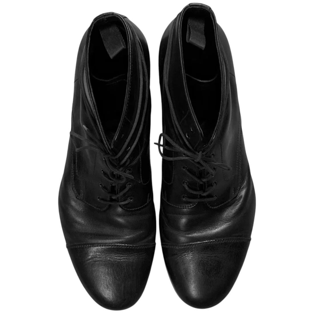 Prada Cap Toe Combat Boots