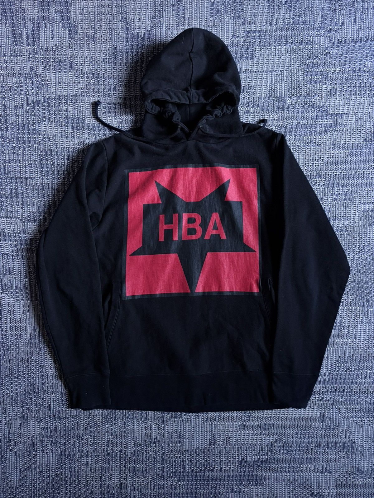 Hood By Air Hood By Air HBA Graphic Tour Hoodie Black Red | Grailed
