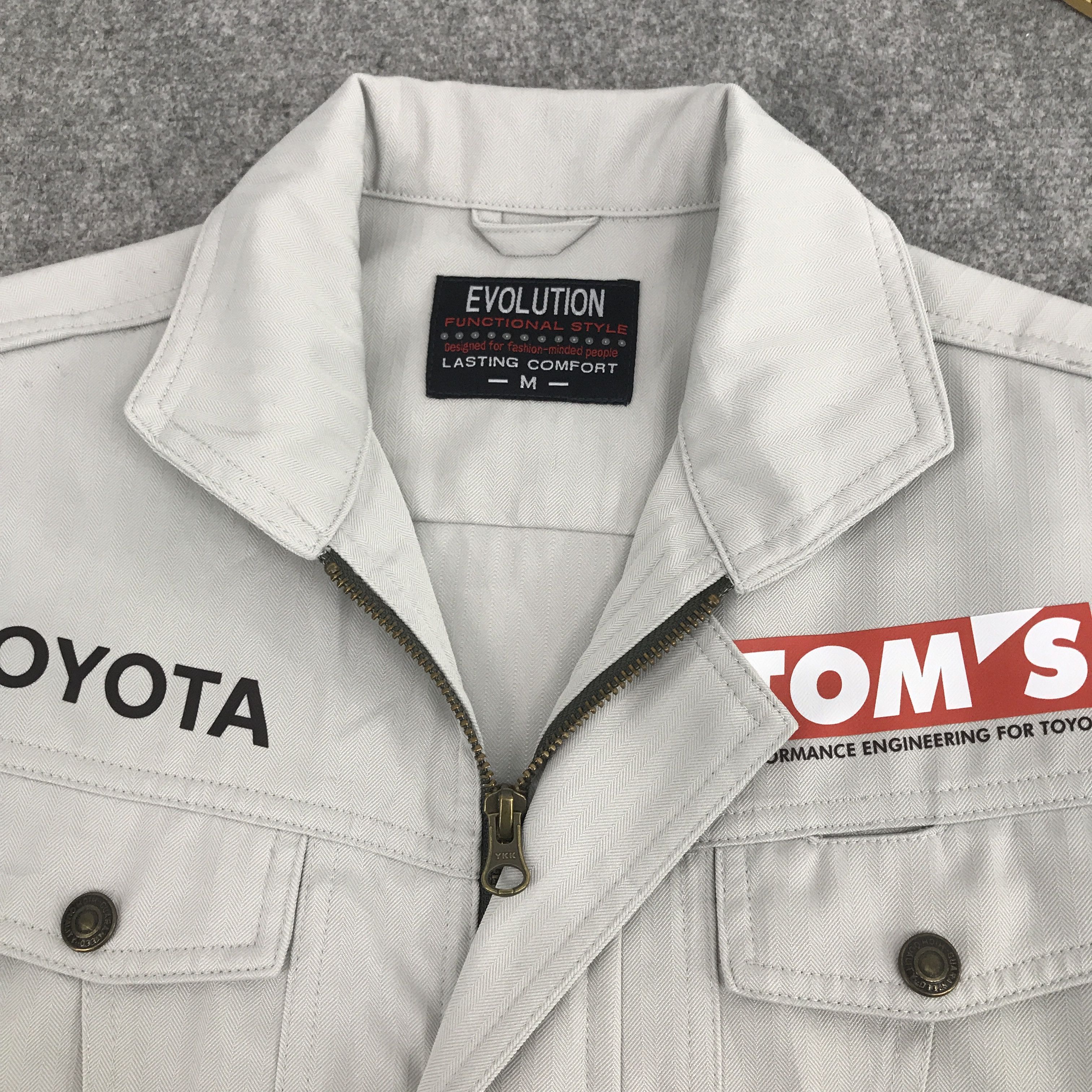 Sports Specialties Vtg Toyota tom's racing Work uniform custom jacket Size US L / EU 52-54 / 3 - 8 Thumbnail