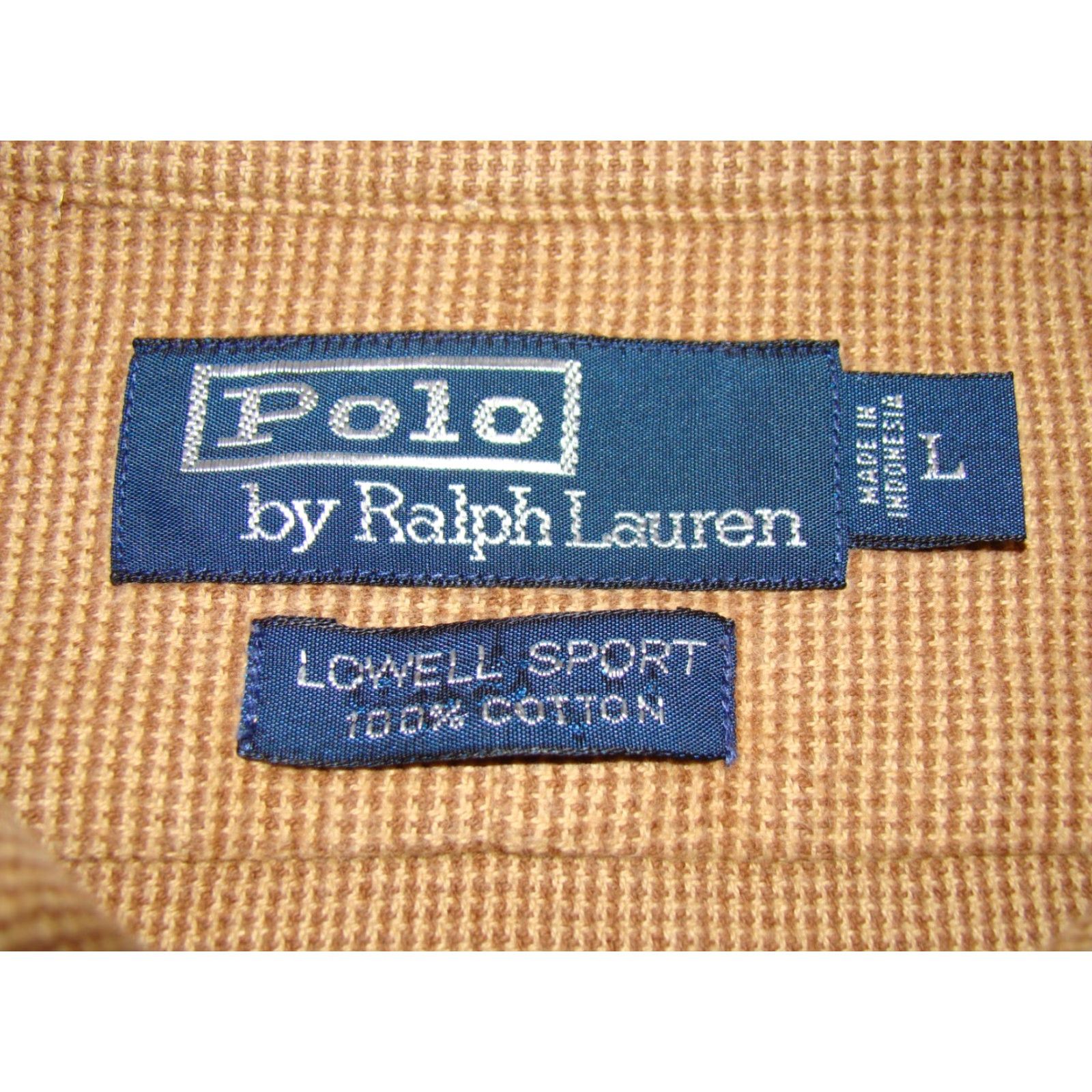 Polo Ralph Lauren VINTAGE Polo Ralph Lauren Lowell Sport Shirt Mens Large XL Button Long Sleeve Shirt Size US L / EU 52-54 / 3 - 4 Thumbnail