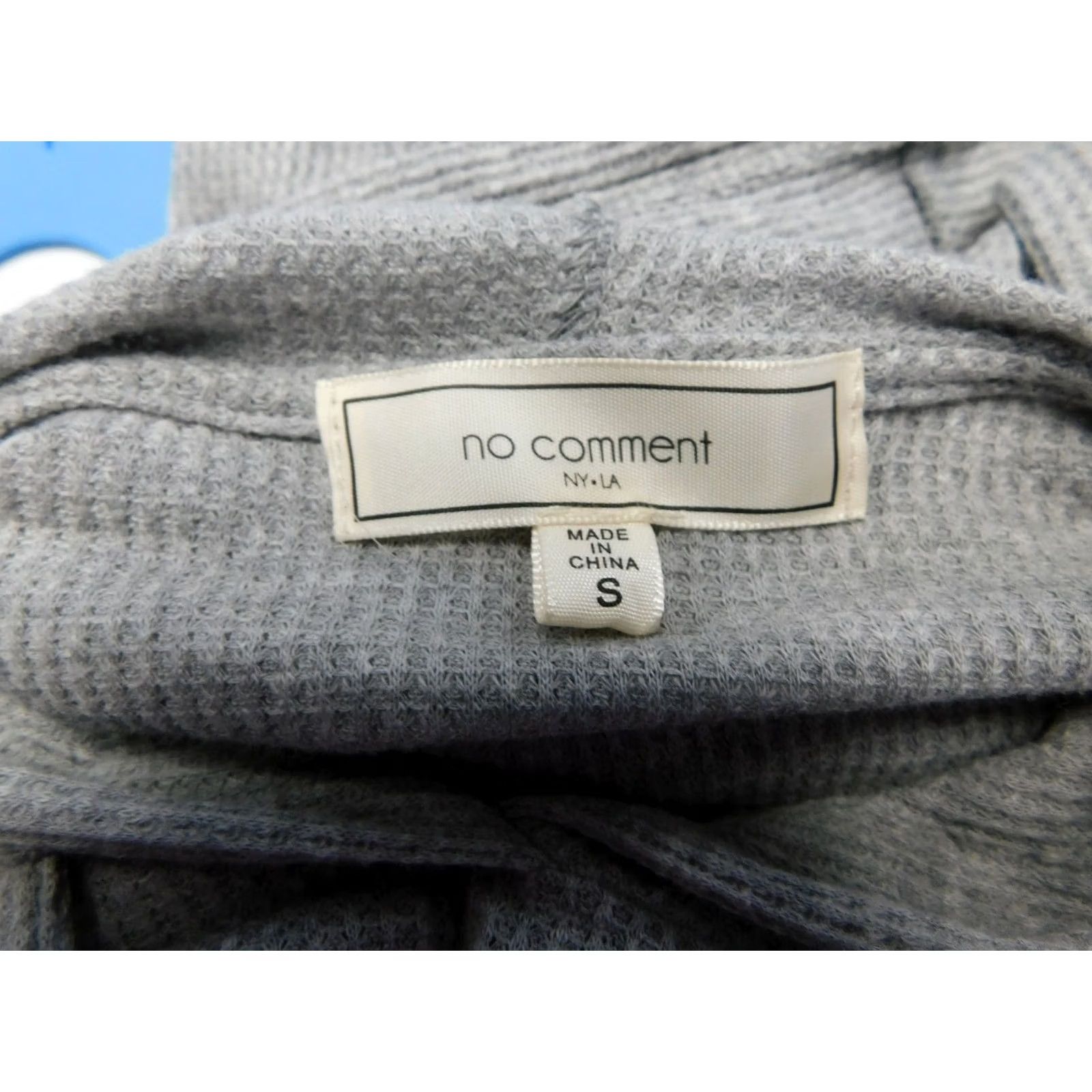 Vintage Women's Cropped Hoodie Shirt Hoodie Cropped Light Gray S Gray Hooded 60%Cotton 40%Polyester Size S / US 4 / IT 40 - 3 Thumbnail