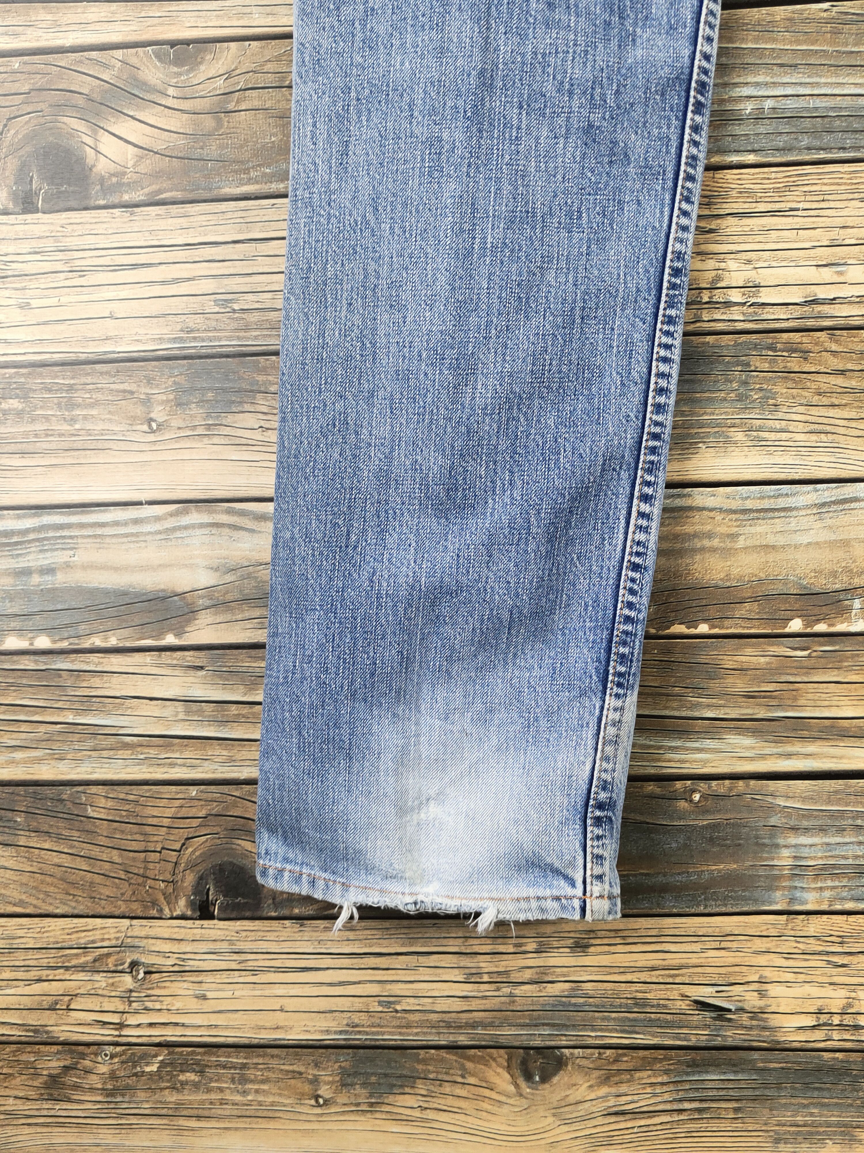 Levi's 501 Levi's Blue Distressed Ripped Jeans #S2855 Size US 31 - 9 Thumbnail