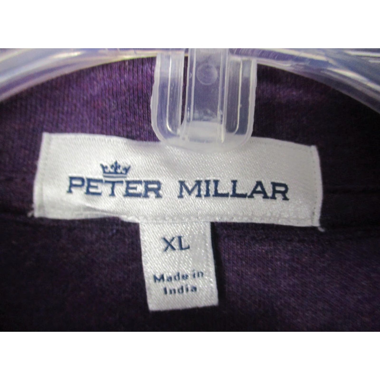 Peter Millar **Peter Millar Mens XL Purple Quarter Zip Pullover Sweater** User: Peter Millar Mens XL Purple Quarter Zip Pullover Sweater Size US XL / EU 56 / 4 - 5 Thumbnail