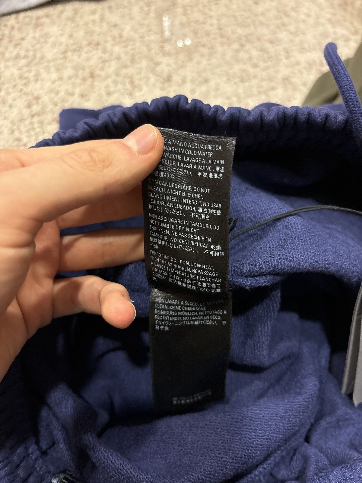 Balenciaga Balenciaga Navy Campaign Cotton Sweat Shorts Size US 34 / EU 50 - 5 Thumbnail
