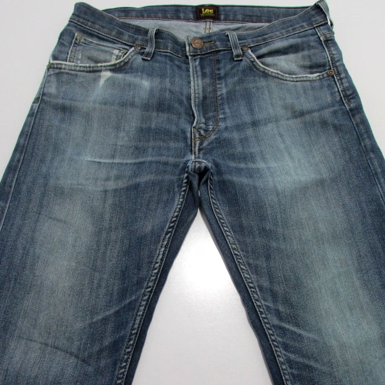 Lee Lee DAREN ZIP FLY Stretch Men’s Slim Fit Skinny Jeans Blue W 31 / L30 REF Y07083 Size US 31 - 3 Thumbnail