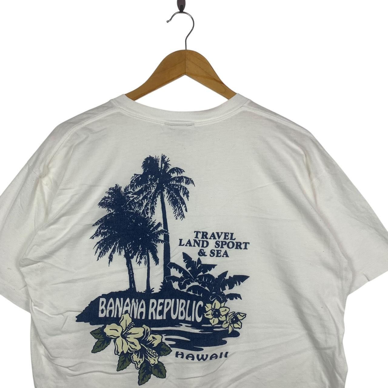 Vintage Vintage 90’ BANANA REPUBLIC HAWAII Beach Sea Tee Shirt Top Size US L / EU 52-54 / 3 - 6 Thumbnail