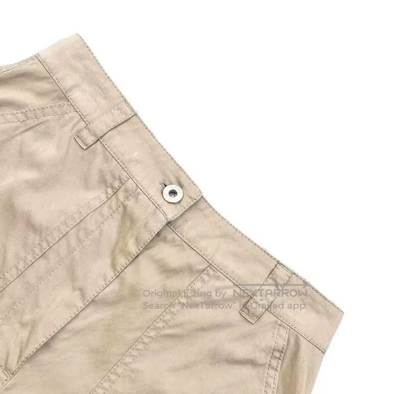 Loewe Loewe Brown leather logo shorts Size 42" / US 20 - 3 Thumbnail