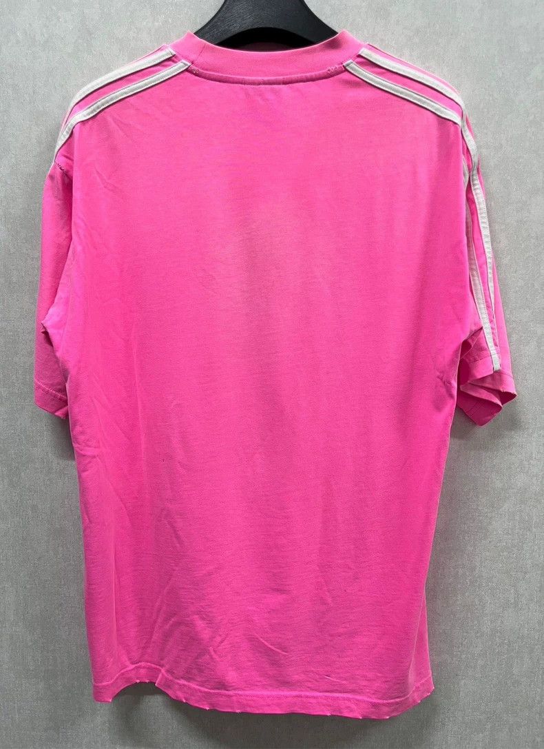 Balenciaga Balenciaga Adidas Co-branded Pink Short Sleeve T-shirt Size US M / EU 48-50 / 2 - 5 Thumbnail
