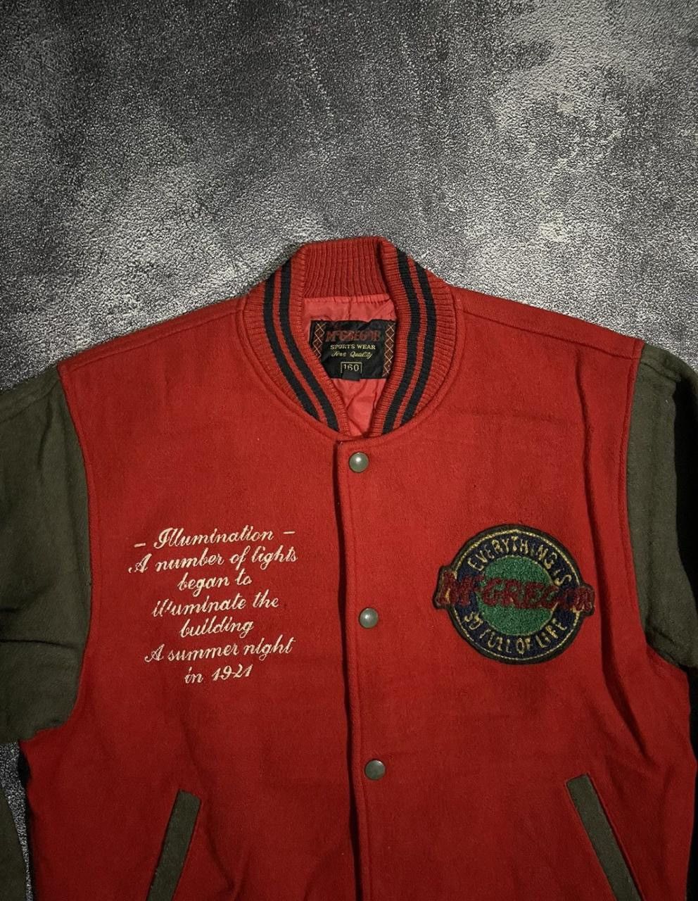 McGregor × Vintage Vintage 90s Mcgregor Varsity Wool Jacket Size US M / EU 48-50 / 2 - 3 Thumbnail