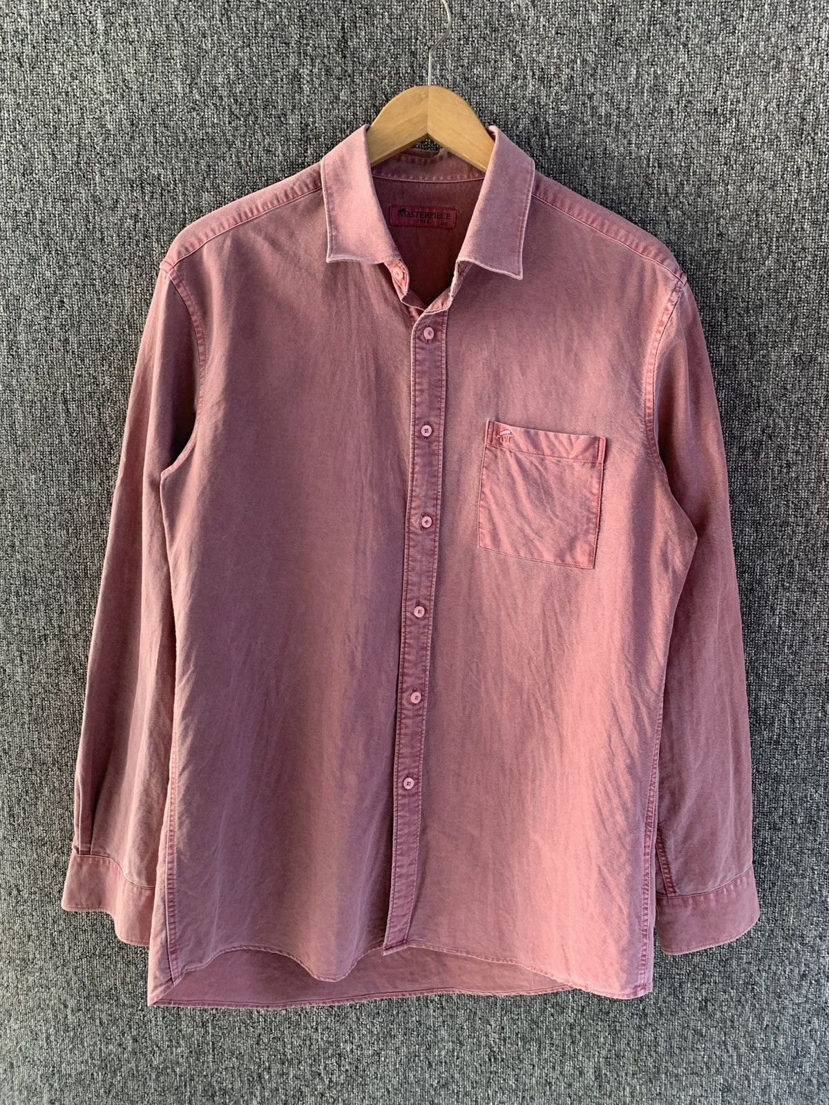 MasterPiece Master-Piece Soft Pink Vintage Japanese Buttons Shirt Size US L / EU 52-54 / 3 - 4 Thumbnail