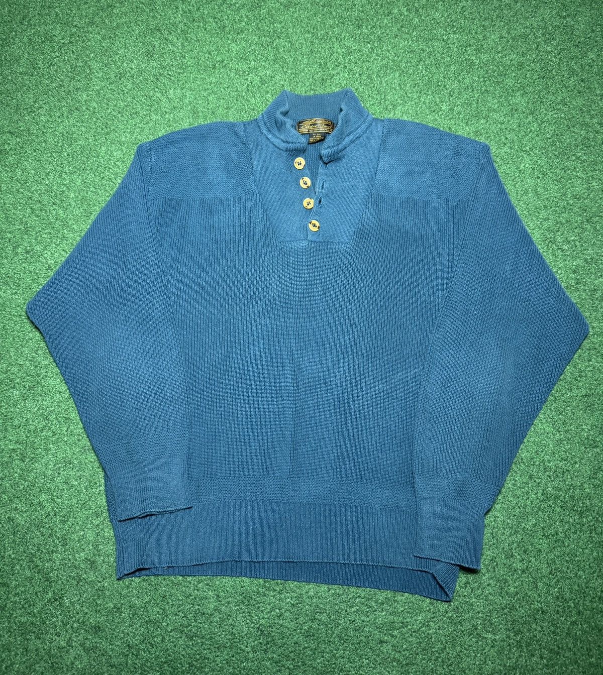 Eddie Bauer Vintage Eddie Bauer Cotton Button Up Knit M/L 21x25 Sweater Size US M / EU 48-50 / 2 - 1 Thumbnail