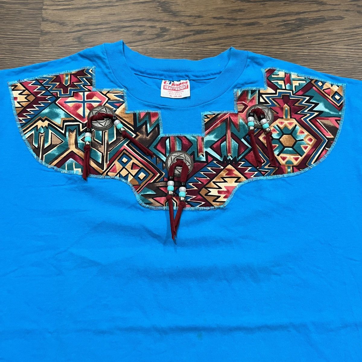 Vintage Vintage 90s Country Line Dance style single stitch shirt Size US XL / EU 56 / 4 - 2 Thumbnail