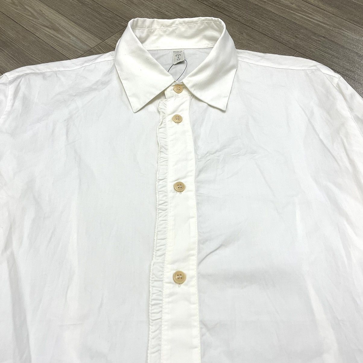 Prada 🇮🇹 Vintage Miu Miu White Button Up Shirt Size M / US 6-8 / IT 42-44 - 3 Thumbnail
