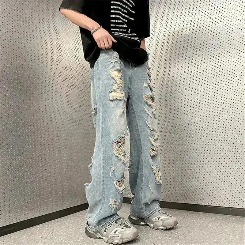 Japanese Brand High Street Ripped Jeans Size US 32 / EU 48 - 3 Thumbnail