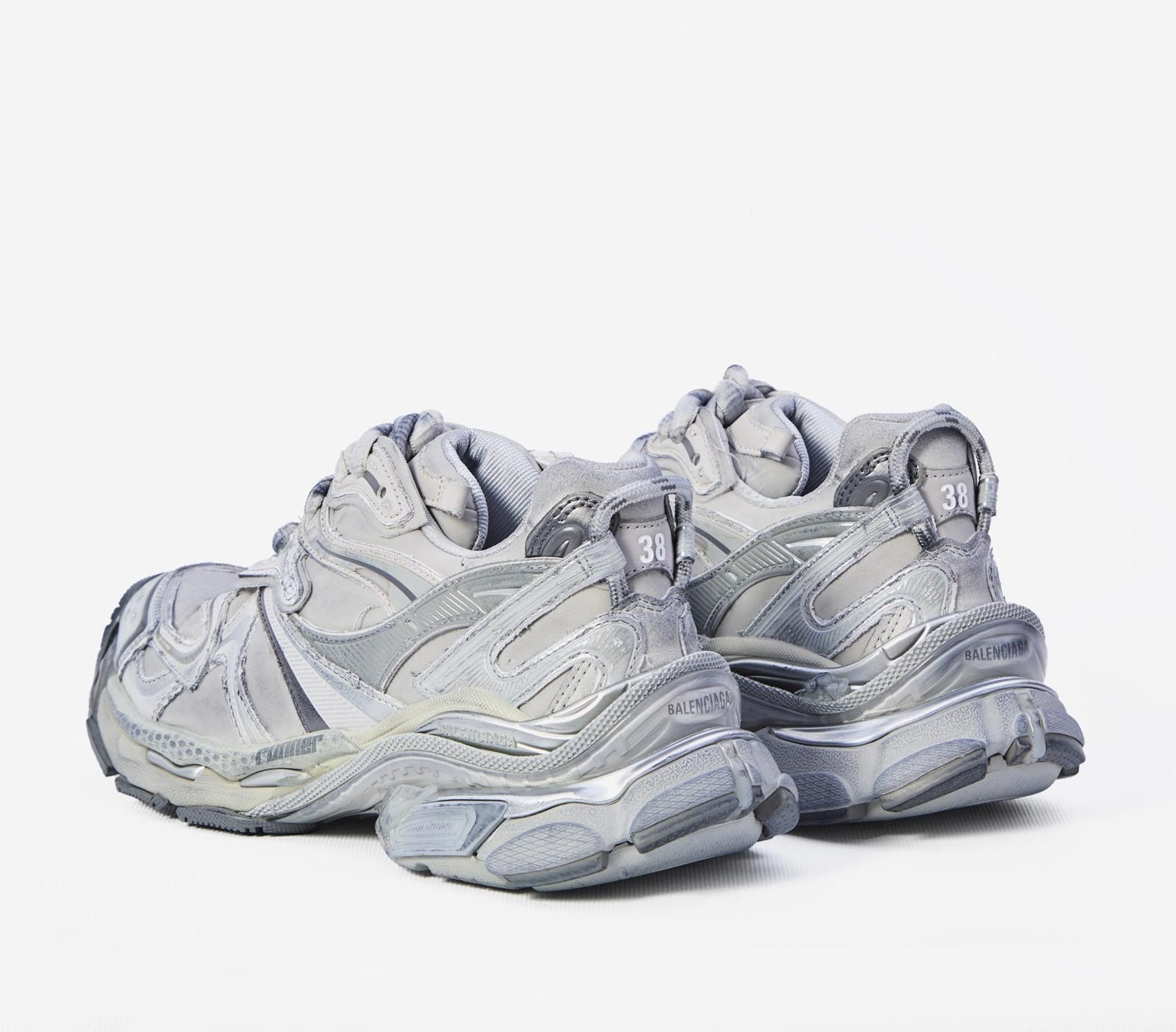 Balenciaga BALENCIAGA RUNNER 2.0 SNEAKER SIZE 38 Size ONE SIZE - 4 Thumbnail