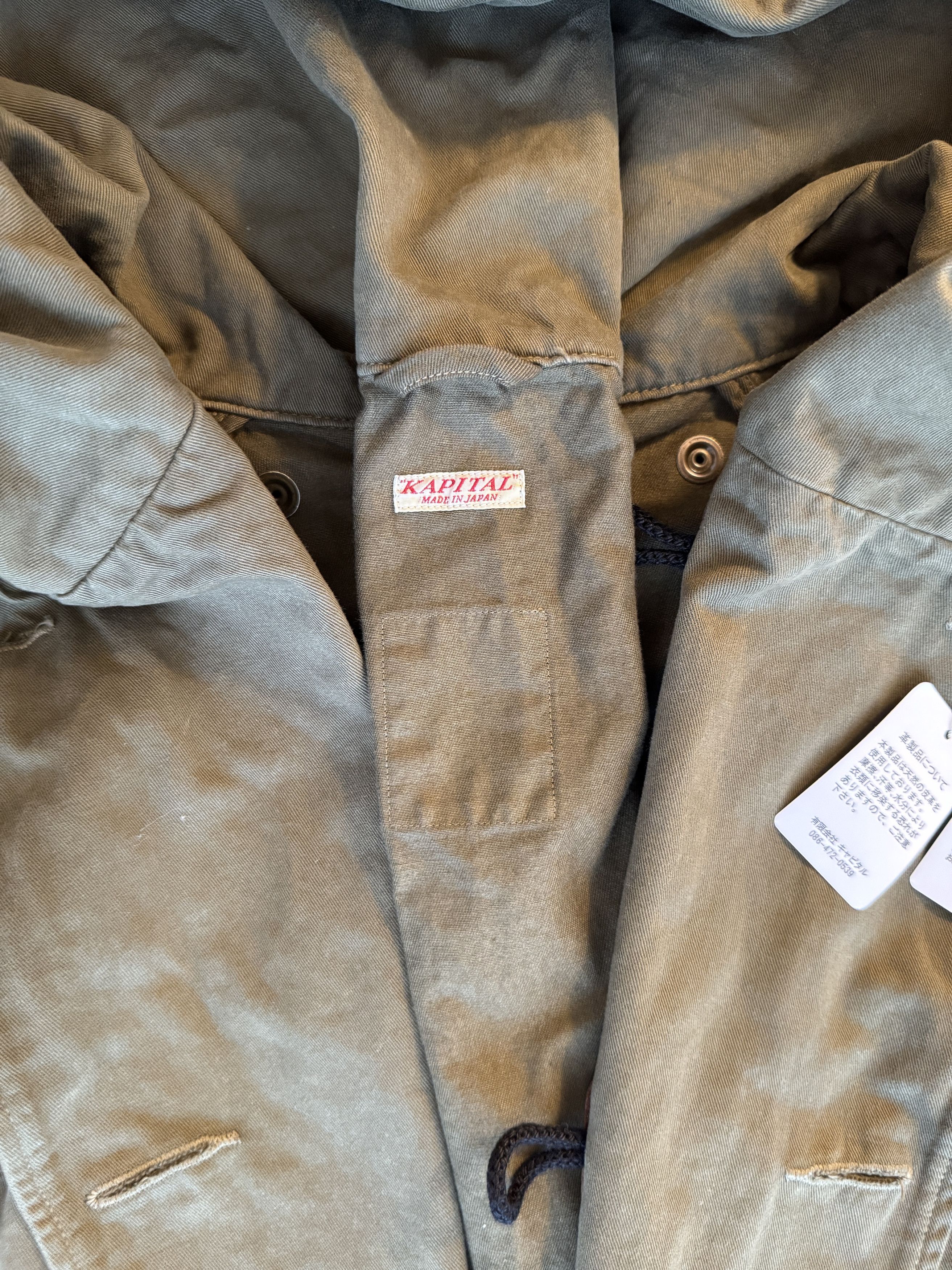 Kapital KAPITAL KATSURAGI BRUSHED TALL TRI-P COAT KHAKI SZ 1 Size US S / EU 44-46 / 1 - 3 Thumbnail