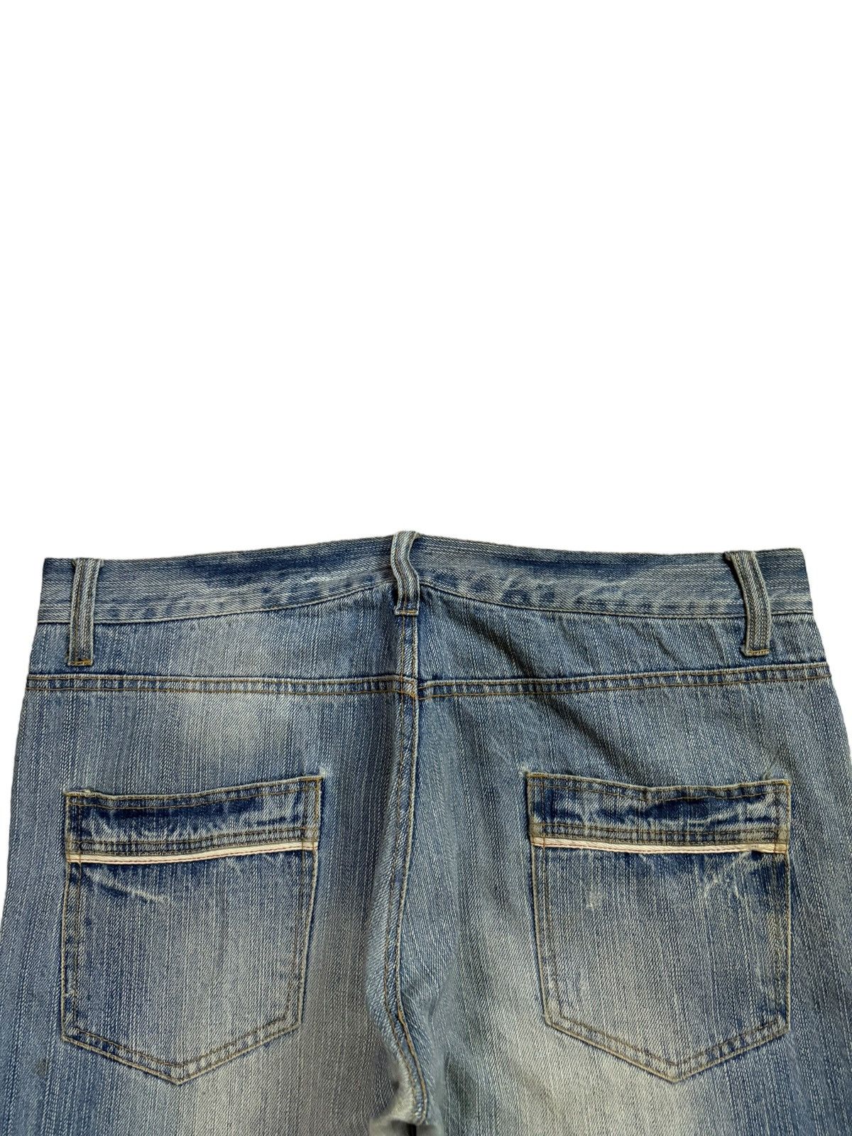 Japanese Brand Vintage Japanese Brand Rusty Acid Wash Baggy Jeans Size US 37 - 8 Thumbnail