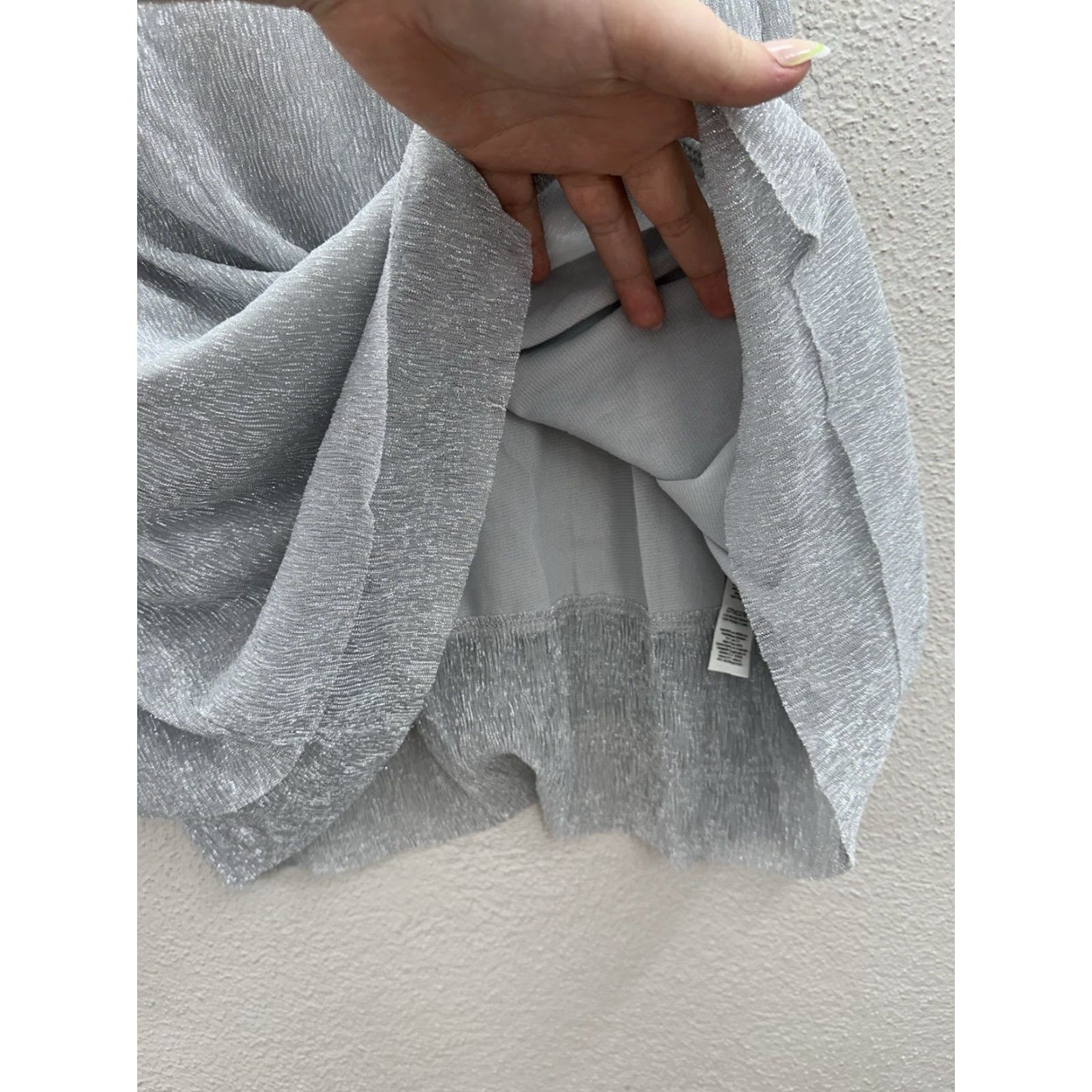 Vintage Chicos Shirt Womens Size 3 Gray Metallic Ultimate Layer Long Sleeve Seagull NWTS Size XS / US 0-2 / IT 36-38 - 5 Thumbnail