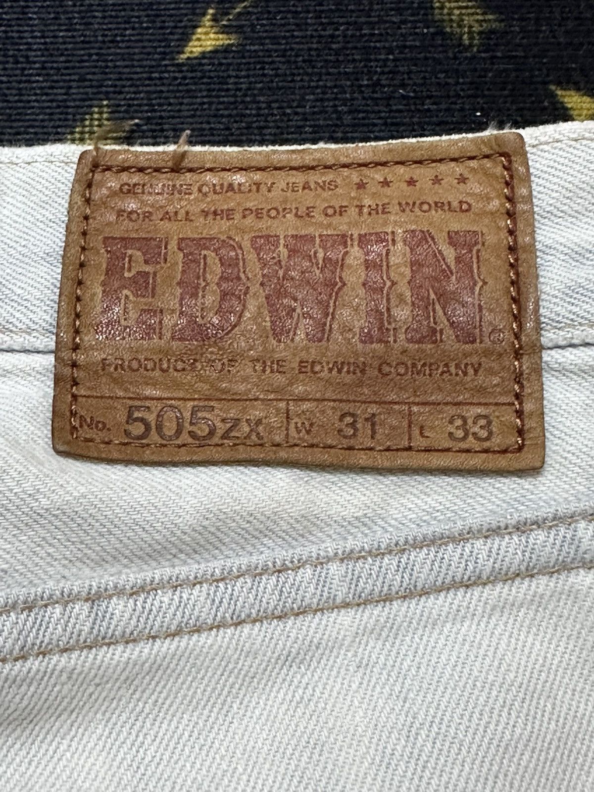 Edwin Vintage Edwin 505zx Selvedge Light Wash Denim Size US 31 - 11 Thumbnail