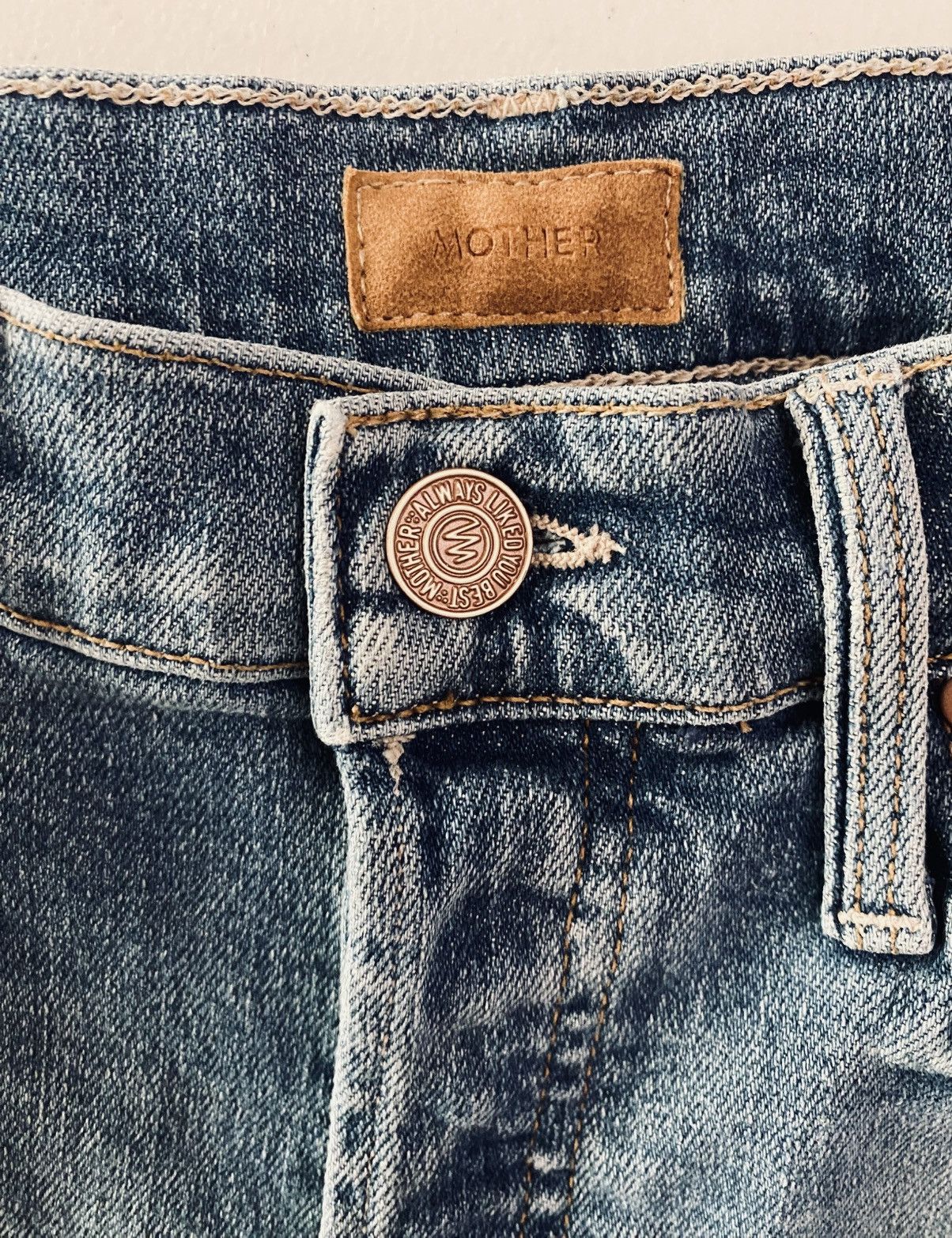 MOTHER Mother Denim The Cheeky Love Gun Relax Fit Jeans 24 EUC Size 24" / US 00 / IT 34 - 16 Thumbnail