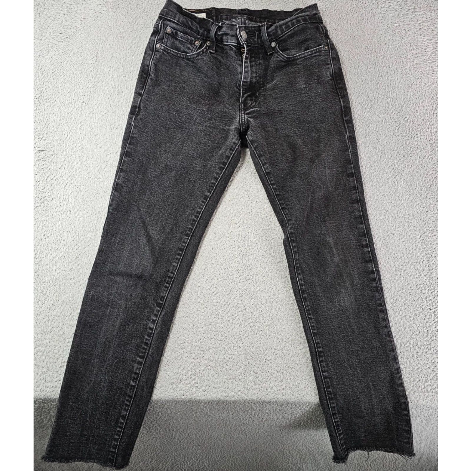 Levi's Levi's Jeans Slim 511 Mens 29x26 Black Distressed Stretch Denim 5-Pocket Size US 29 - 2 Thumbnail