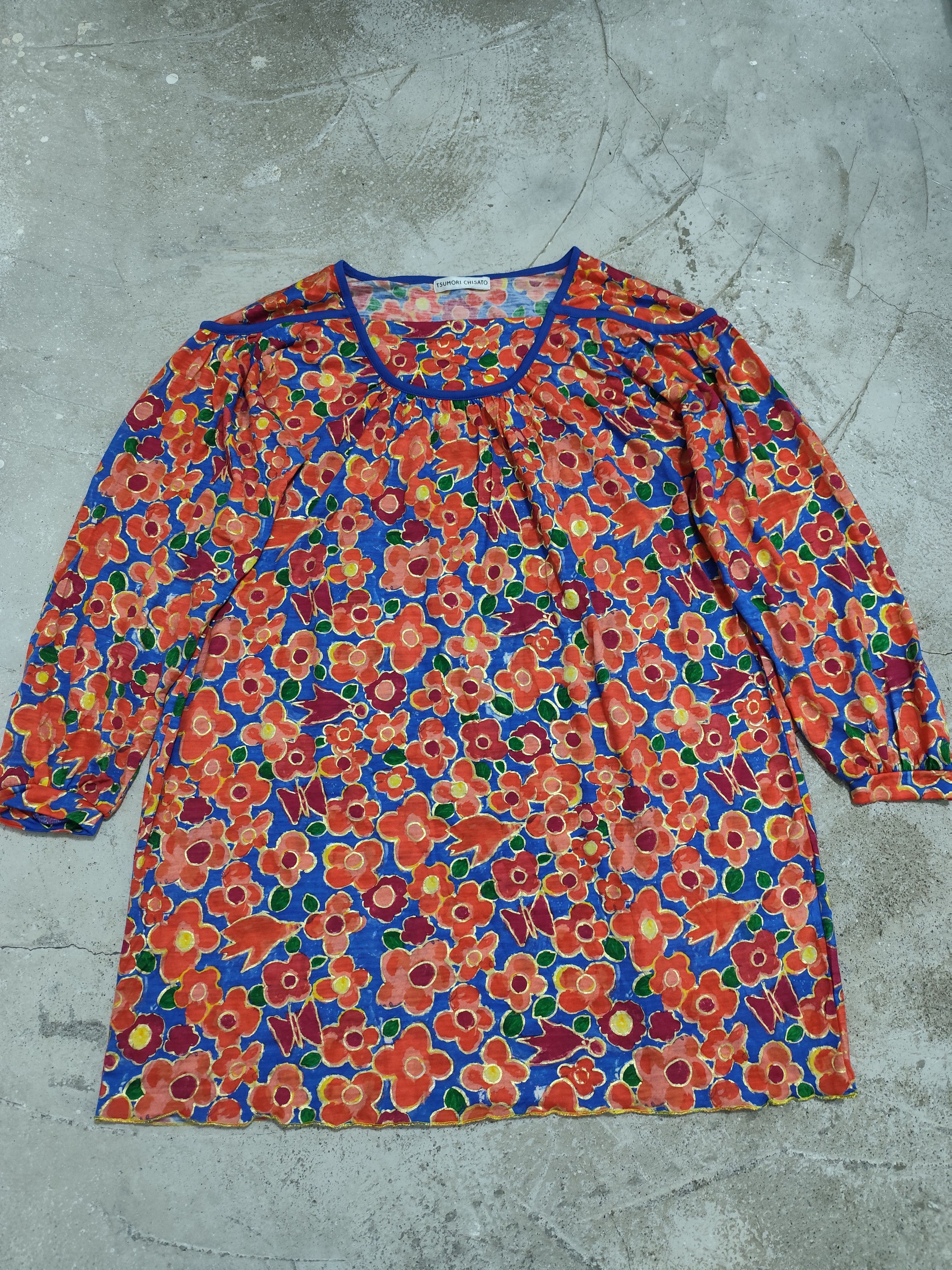 Issey Miyake Tsumori chisato spring wear all over print floral Size L / US 10 / IT 46 - 1 Thumbnail