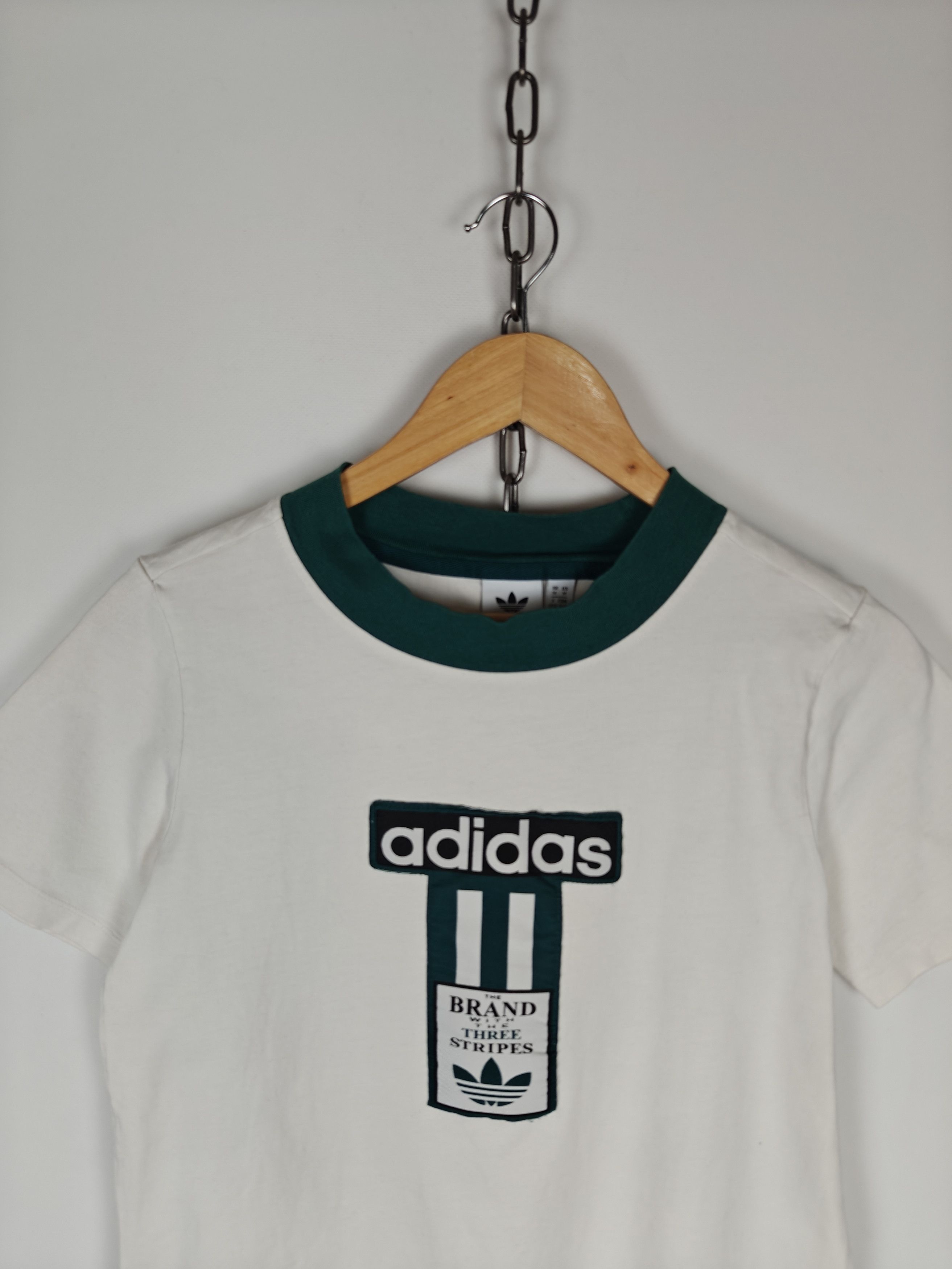 Adidas Adidas Originals T-Shirt The 3 Stripes Brand White M Size M / US 6-8 / IT 42-44 - 2 Thumbnail