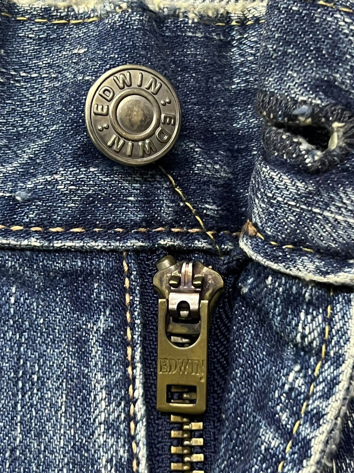 Edwin Vintage Edwin 503R Japan - Faded Wash, Distressed Denim Size US 34 / EU 50 - 10 Thumbnail