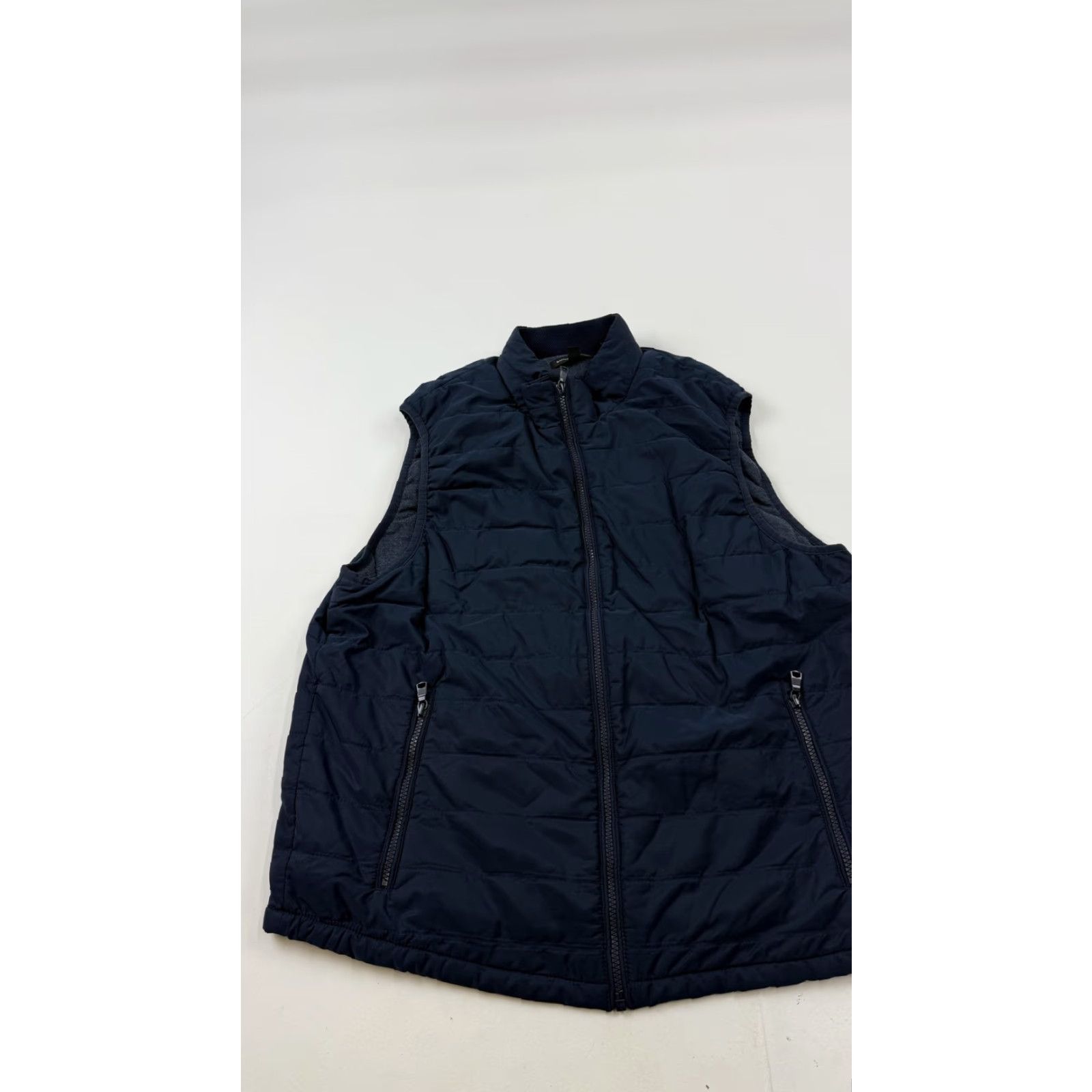 Banana Republic Banana Republic Vest Mens M Blue Quilted Full Zip Insulated Pockets Size US M / EU 48-50 / 2 - 2 Thumbnail