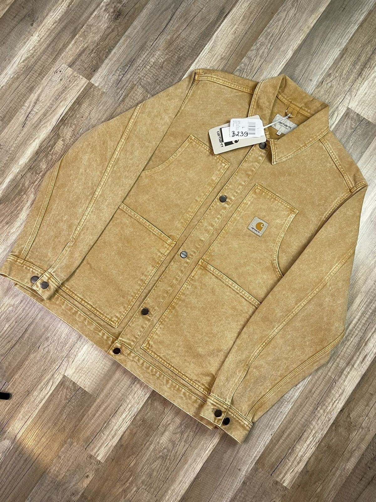 Carhartt × Vintage CARHARTT DOUBLE FRONT JACKET 🦍 VINTAGE DENIM JEANS JACKET Size US L / EU 52-54 / 3 - 2 Thumbnail