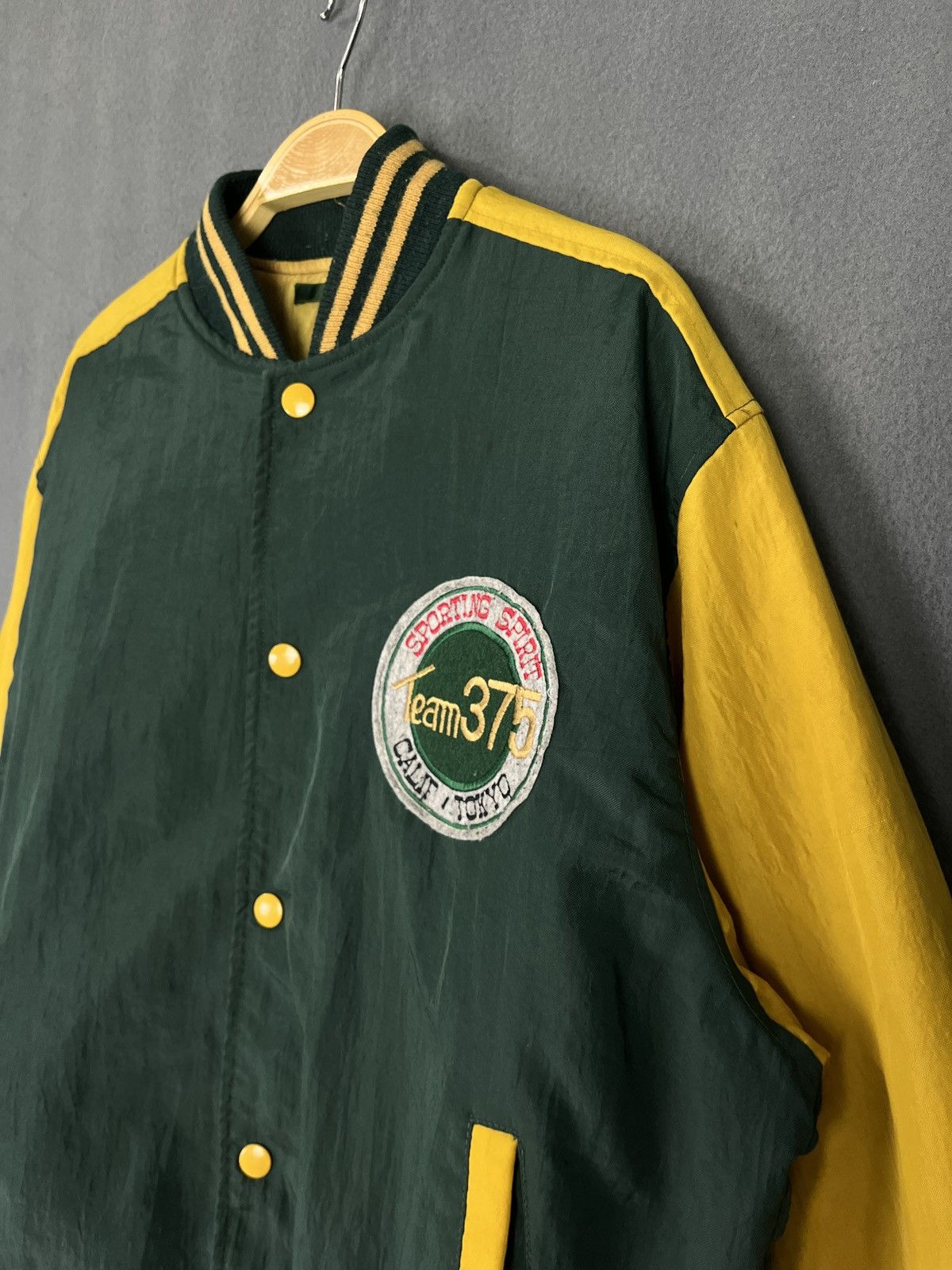 Japanese Brand × Vintage Vintage Team 375 Tokyo Nylon Varsity Jacket Size US S / EU 44-46 / 1 - 7 Thumbnail