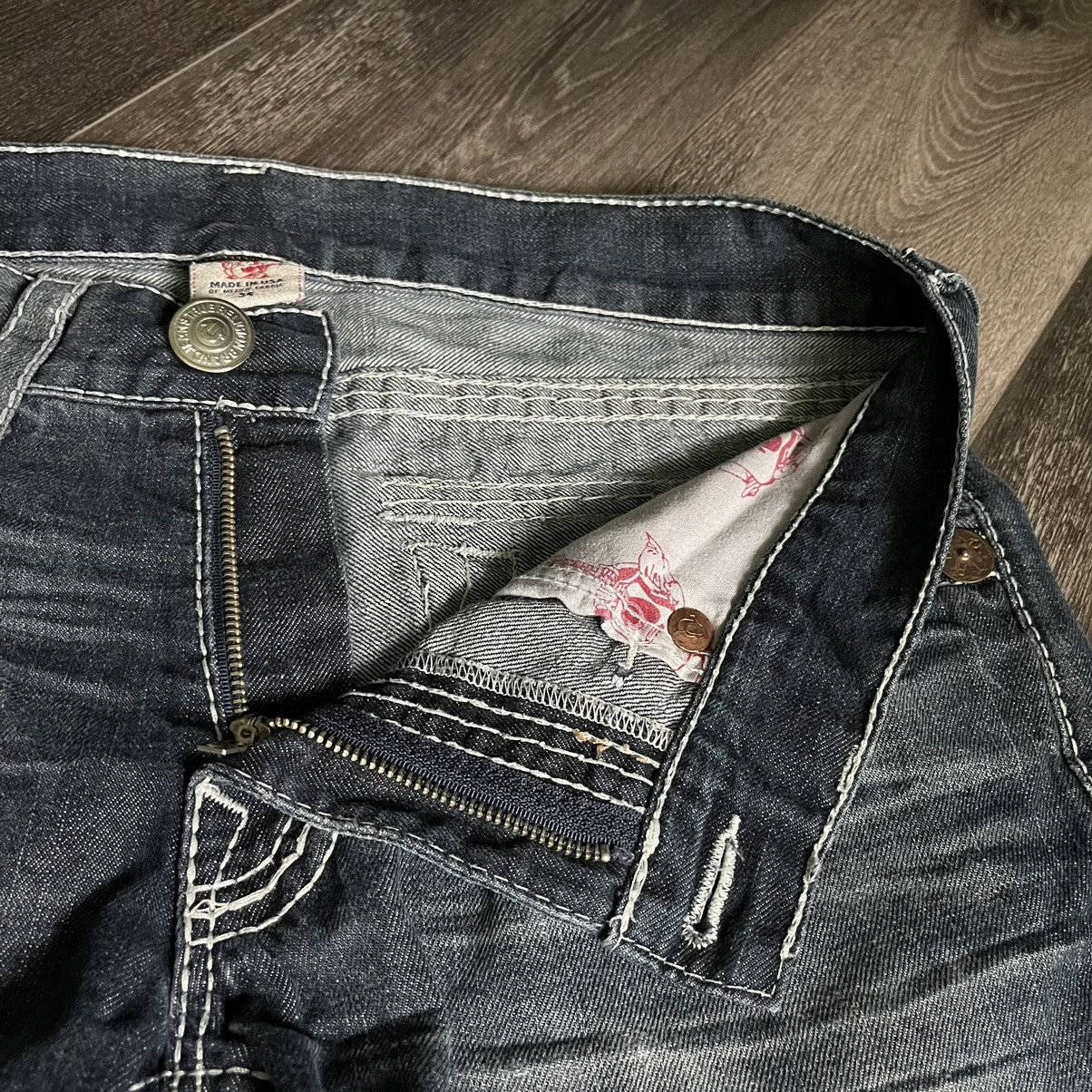 True Religion Vintage True Religion Billy Straight Stitched Jean Shorts 34 Size US 34 / EU 50 - 8 Thumbnail