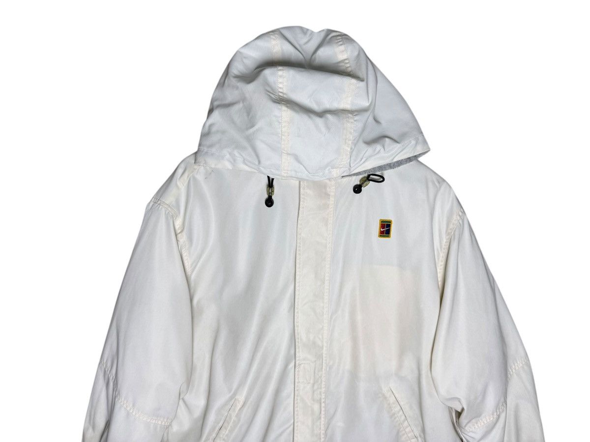 Nike × Vintage Vintage Nike Tennis Court Swoosh Parka Jacket Size L / US 10 / IT 46 - 5 Thumbnail