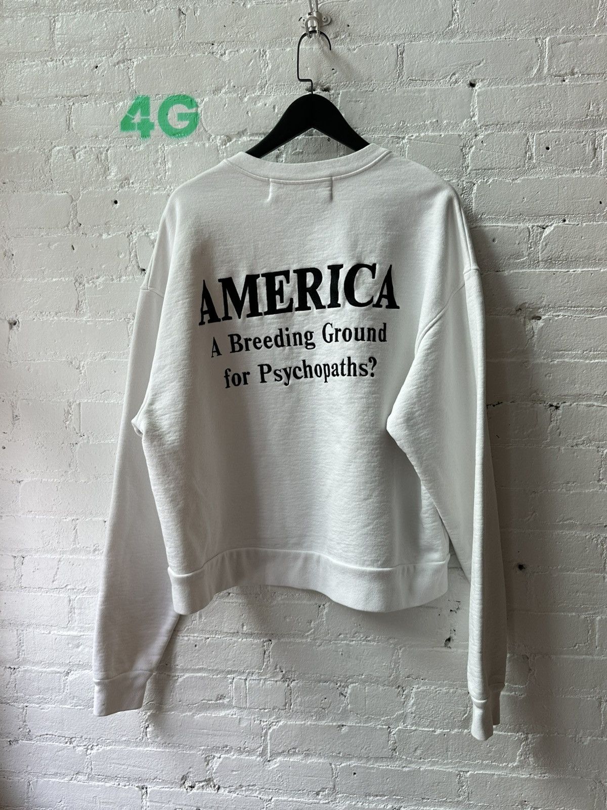 Enfants Riches Deprimes ERD AMERICA PSYCHOPATH BREEDING GROUND CREWNECK Size US XL / EU 56 / 4 - 1 Thumbnail