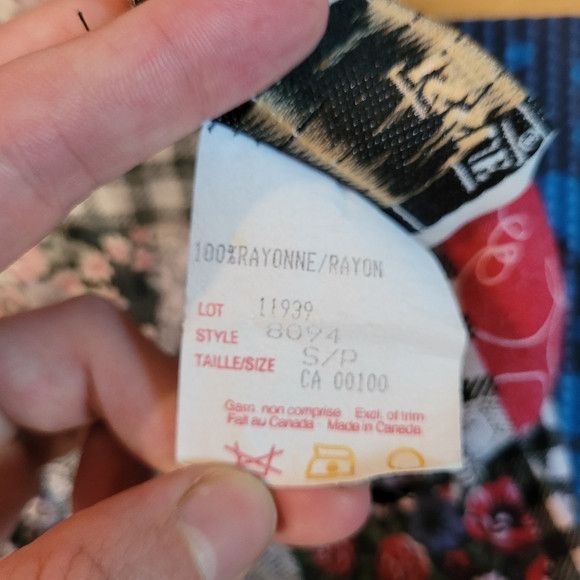 Vintage Next Issue Vintage Patchwork Floral Mini Skirt - S Size 25" / US 0 / IT 36 - 6 Thumbnail