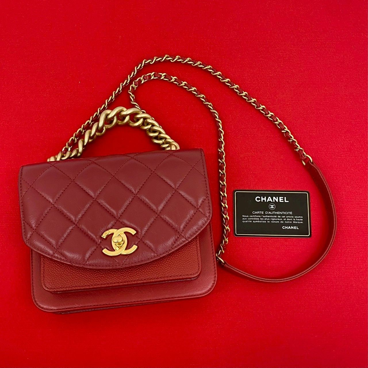 Chanel Chanel CHANEL Small Flap 2way shoulder bag Leather Shoulder Bag DUTY FREE for USA Size ONE SIZE - 1 Thumbnail