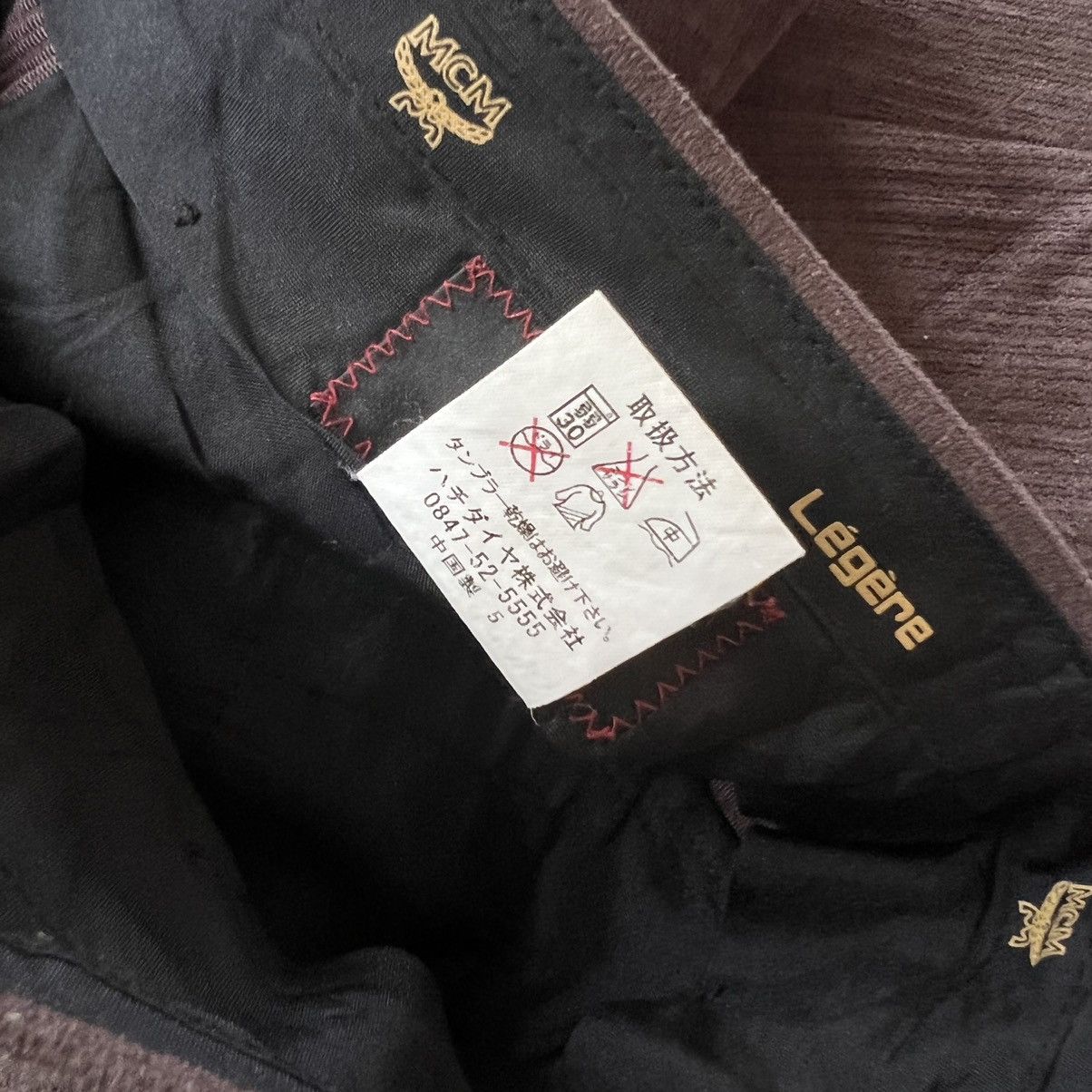 MCM Vintage 90s MCM Trouser Pants Size US 35 - 8 Thumbnail