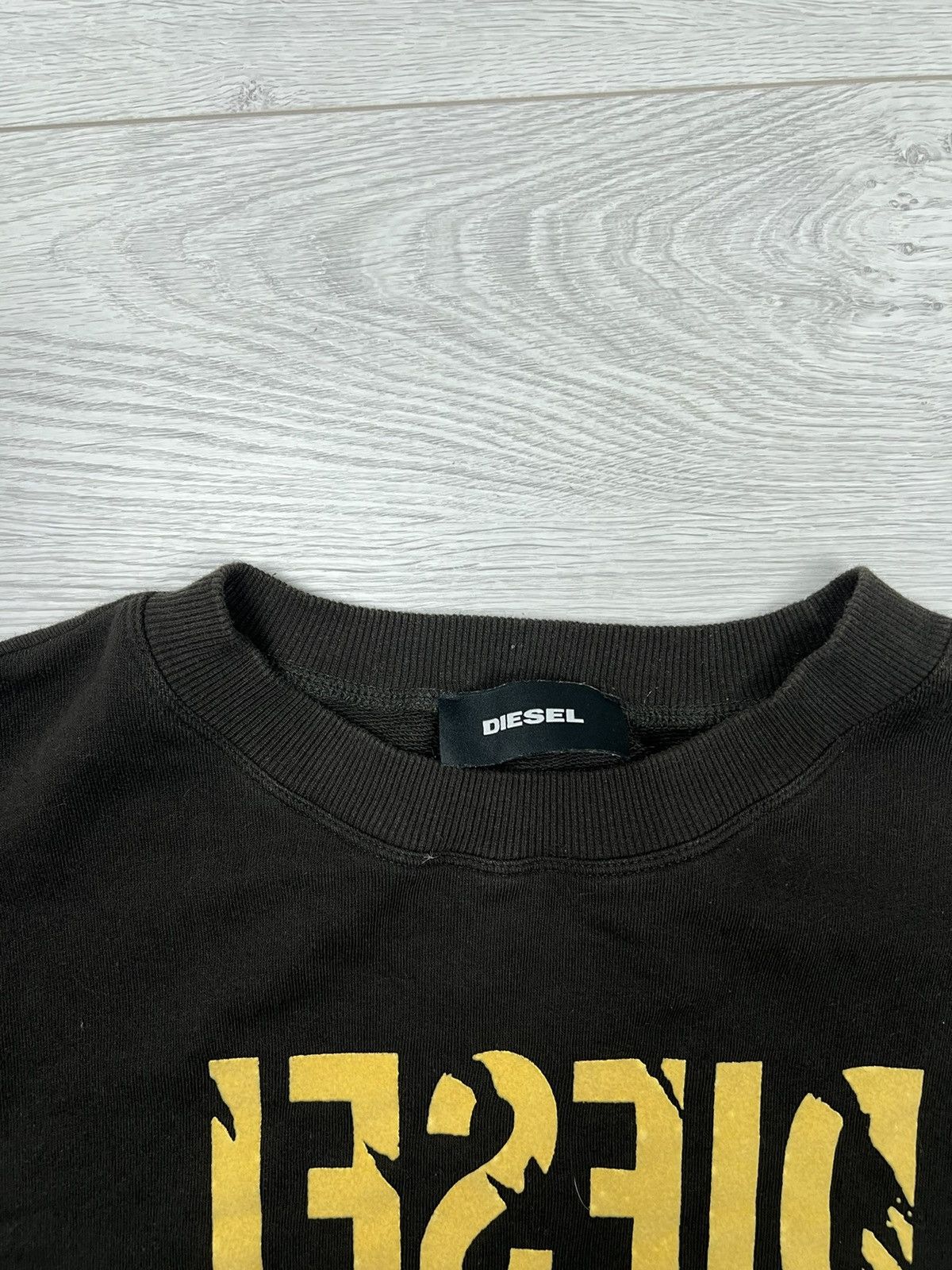 Diesel × Vintage Vintage Diesel Sweatshirt 90’s Embroidered Logo Oversized Size US L / EU 52-54 / 3 - 6 Thumbnail