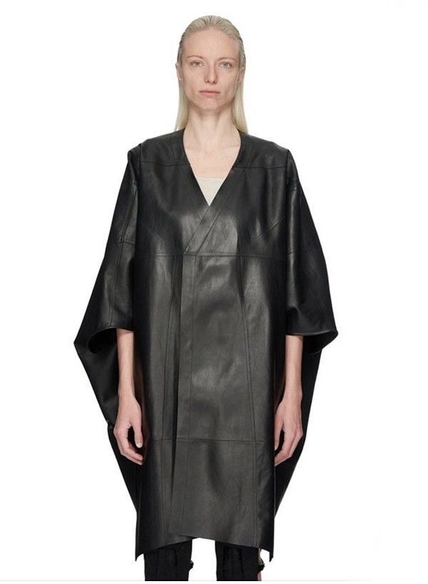 Rick Owens Rick Owens Leather Cape Size S / US 4 / IT 40 - 7 Thumbnail
