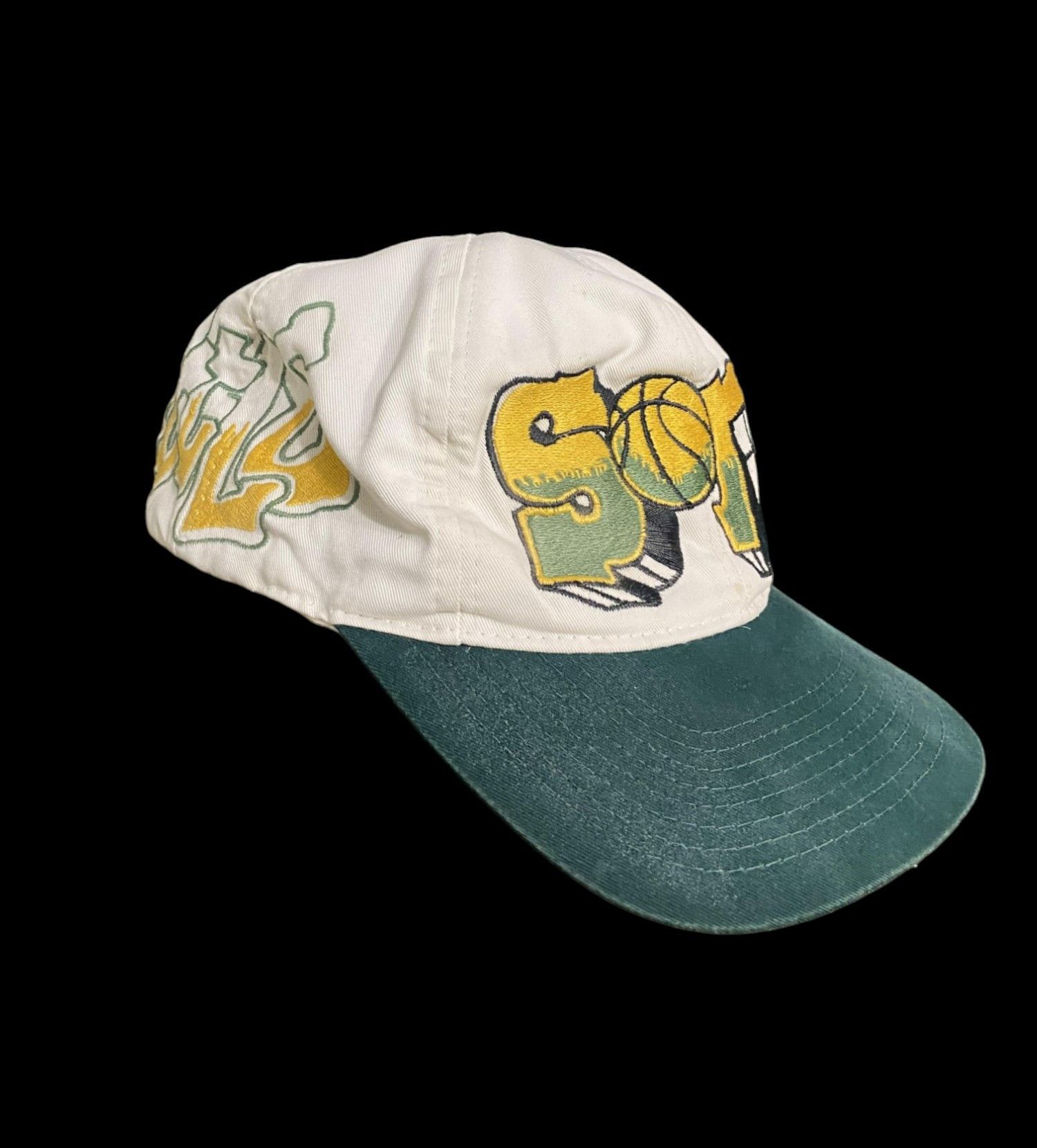 Drew Pearson Drew Pearson Graffiti Seattle SuperSonics Snapback Cap Hat Size ONE SIZE - 4 Thumbnail