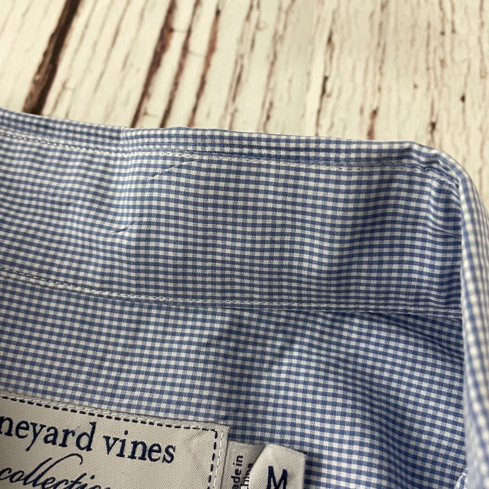 Vineyard Vines Vineyard Vines Murray Long Sleeve Button Front Shirt Men's Medium Blue Shirt Size US M / EU 48-50 / 2 - 4 Thumbnail