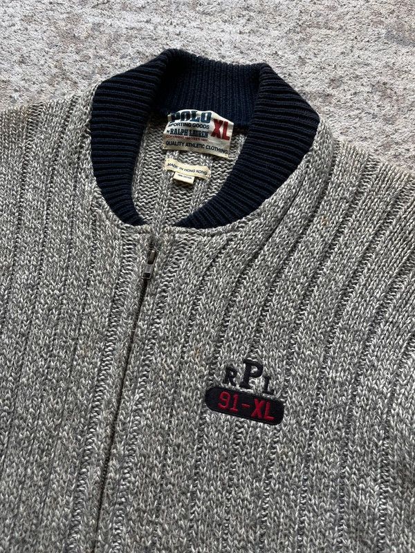 Polo Ralph Lauren Polo Ralph Lauren Sporting Goods 1991 P R L Zip Sweater Size US XL / EU 56 / 4 - 2 Thumbnail