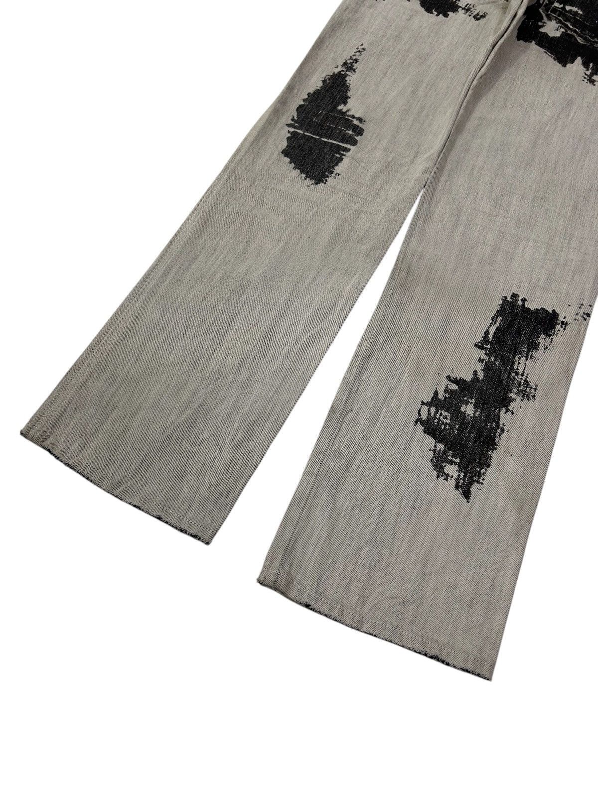 Japanese Brand × Vintage Vintage Japanese Grunge Graffiti Wash Distressed Jeans Size US 34 / EU 50 - 6 Thumbnail